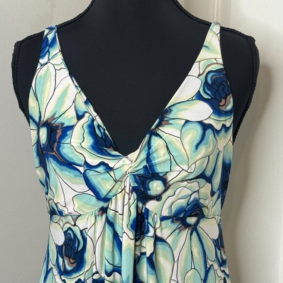 Blue and Deal Strappy Dress by Abrielle, Size Medium - Picture 3 of 10